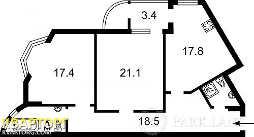 Sell 2-room apartment. Киев,  Палладина пр — photo 2