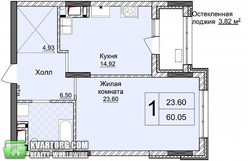 Sell 1-room apartment. Киев, Драгомирова — photo 4