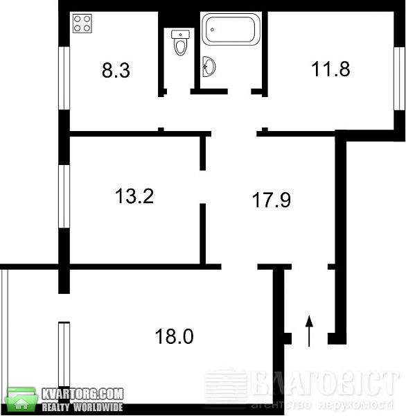 Sell 3-room apartment. Киев, Ревуцкого — photo 2