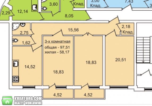 Sell 3-room apartment. Одесса, Педагогическая — photo 2