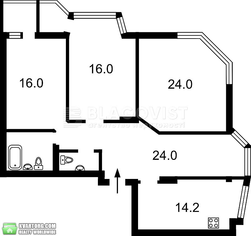 Sell 3-room apartment. Киев, ул. Коперника — photo 2