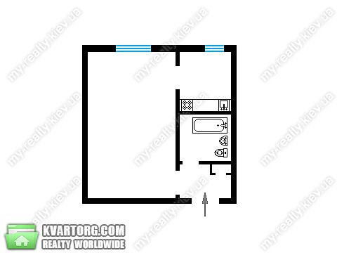 продам 1-комнатную квартиру. Киев,   Семьи Сосниных - фото 2