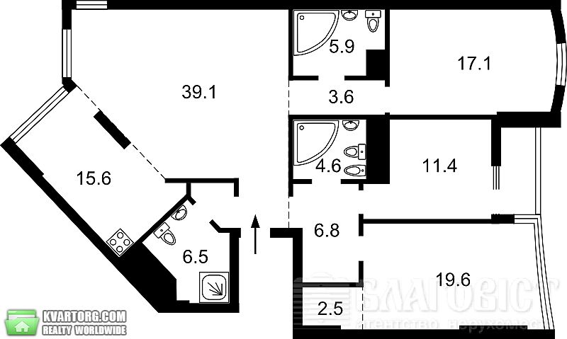 Sell 3-room apartment. Киев,  Вышгородская — photo 5
