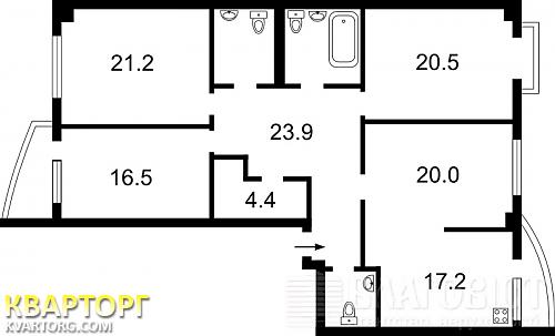 Sell 4-room apartment. Киев, Горького — photo 2