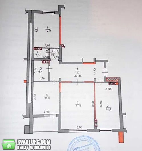 Sell 3-room apartment. Киев,  Метрологическая — photo 6