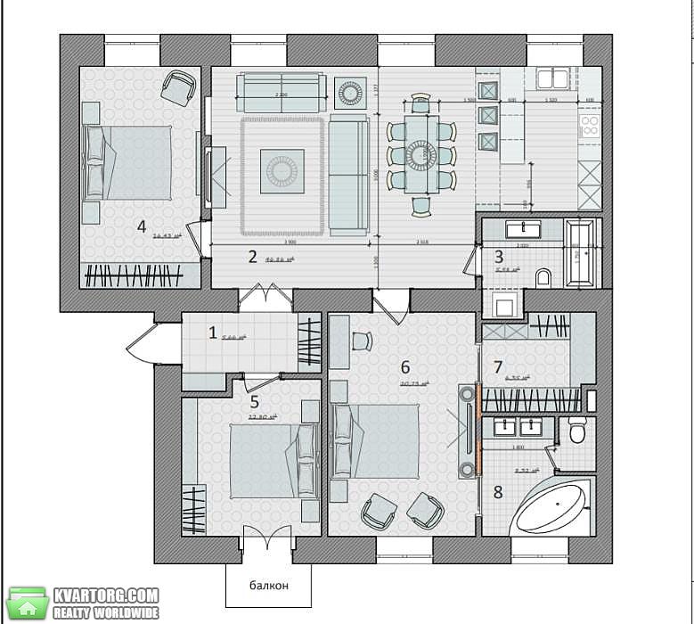 Rent out 4-room apartment. Киев,  Прорезная — photo 5