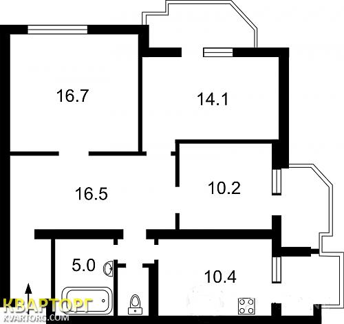 Sell 3-room apartment. Киев,  Драгоманова — photo 6
