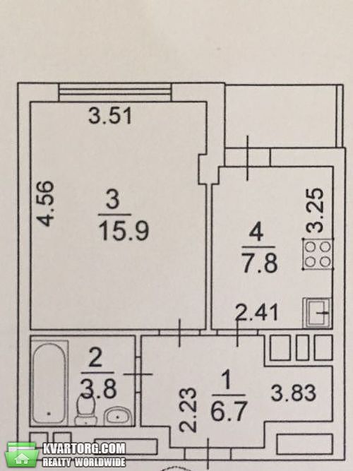 Sell 1-room apartment. Киев,  Богатырская — photo 6