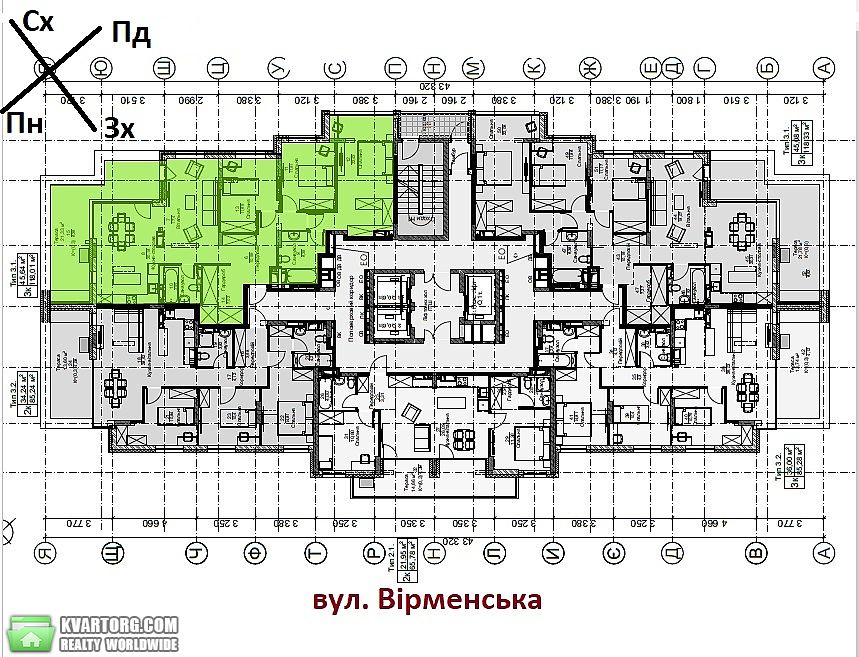 продам 3-комнатную квартиру Киев, ул. Армянская 8 - Фото 3