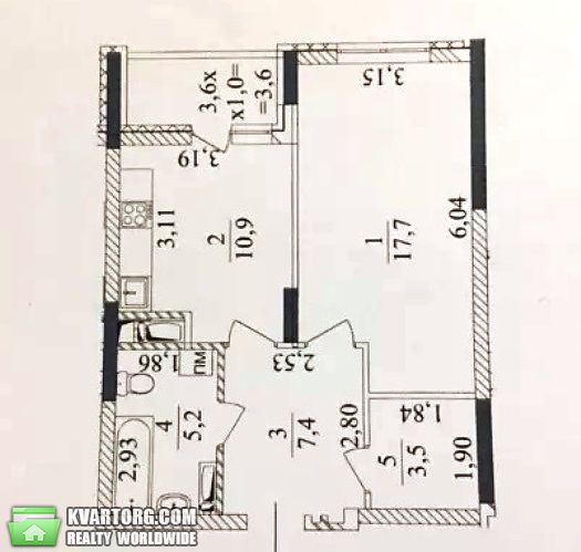Sell 1-room apartment. Киев,  Комарова — photo 7