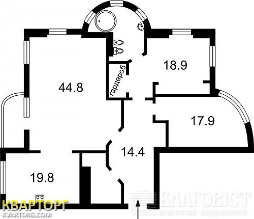 Sell 3-room apartment. Киев,  Жилянская — photo 2