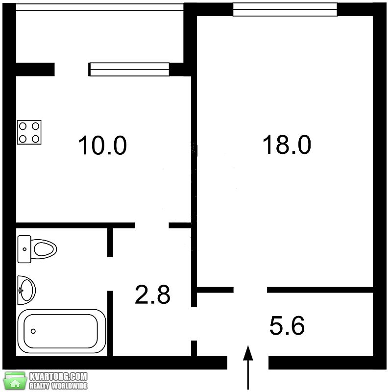 Sell 1-room apartment. Киев, Ващенко — photo 2