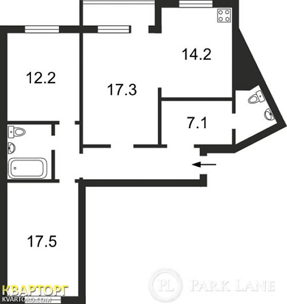 Sell 3-room apartment. Киев,  Урловская — photo 9