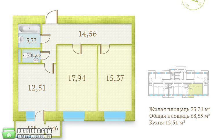 Sell 2-room apartment. Киев,  Мельникова — photo 4