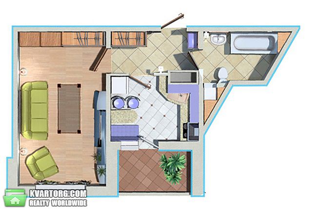 Sell 1-room apartment. Киев,  Глушкова пр — photo 2