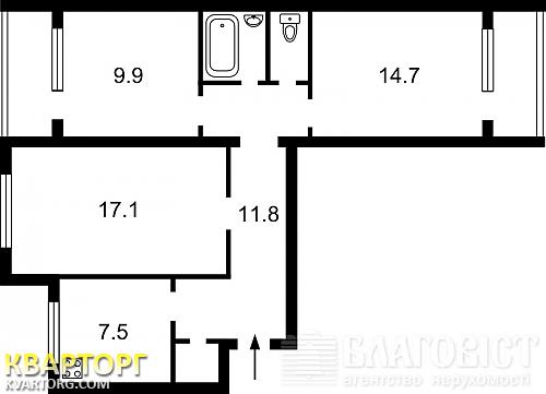 Sell 3-room apartment. Киев,  Ирпенская — photo 2