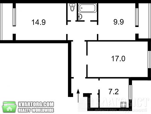 Sell 3-room apartment. Киев, Героев Сталинграда пр — photo 7