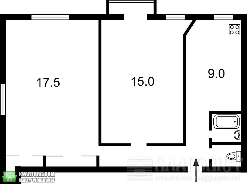 Sell 2-room apartment. Киев,  Барбюса — photo 10