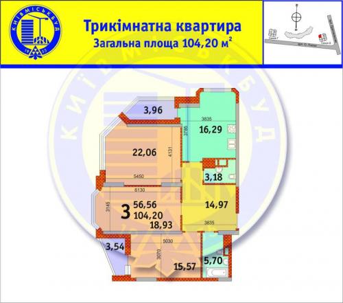 Sell 3-room apartment. Киев, улица Михаила Драгоманова — photo 4
