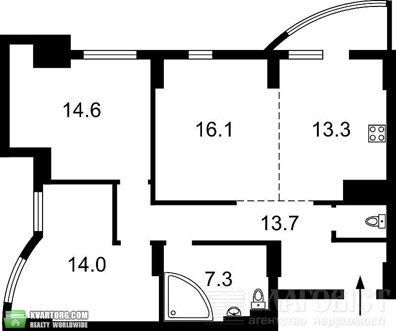 Sell 3-room apartment. Киев,  Победы пр — photo 2