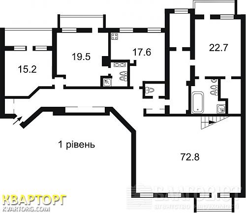 Sell multi-room apartment. Киев, Владимирская — photo 1