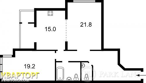 Sell 2-room apartment. Киев,  Днепровская наб — photo 2