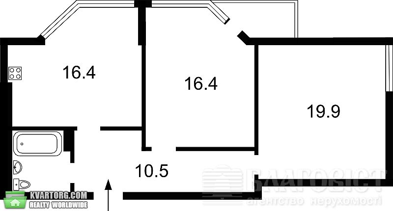 Sell 2-room apartment. Киев,  Верховинная — photo 5