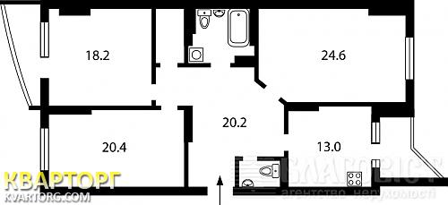 Sell 1-room apartment. Киев,  Ахматовой — photo 2