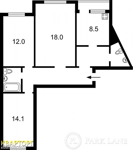 Sell 3-room apartment. Киев, Ващенко — photo 2