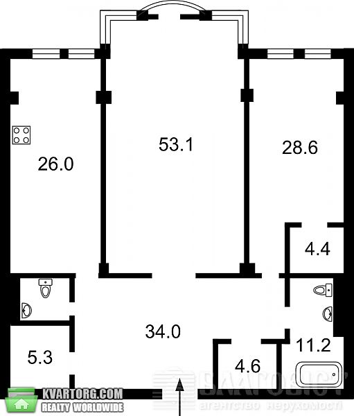Sell 2-room apartment. Киев, Грушевского — photo 3