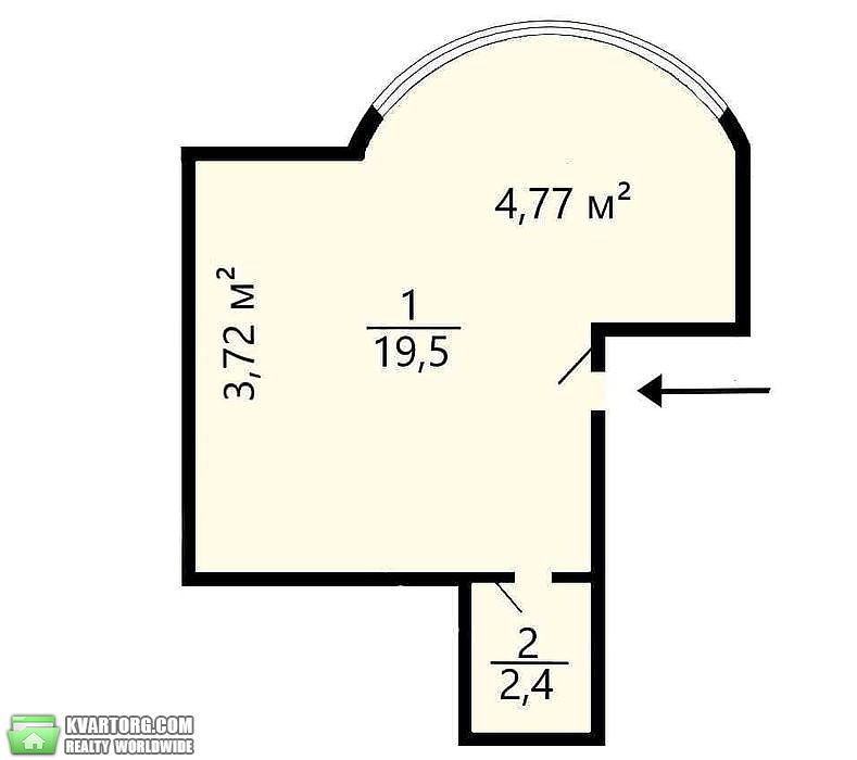 Sell 1-room apartment. Киев,  Урловская — photo 1
