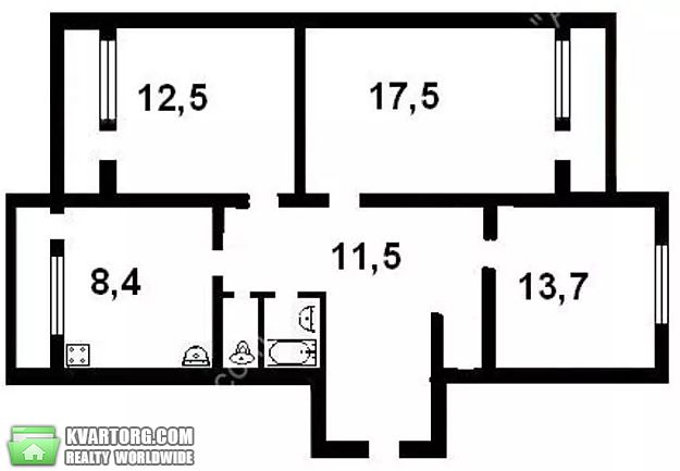 Sell 3-room apartment. Киев,  Бажана — photo 10