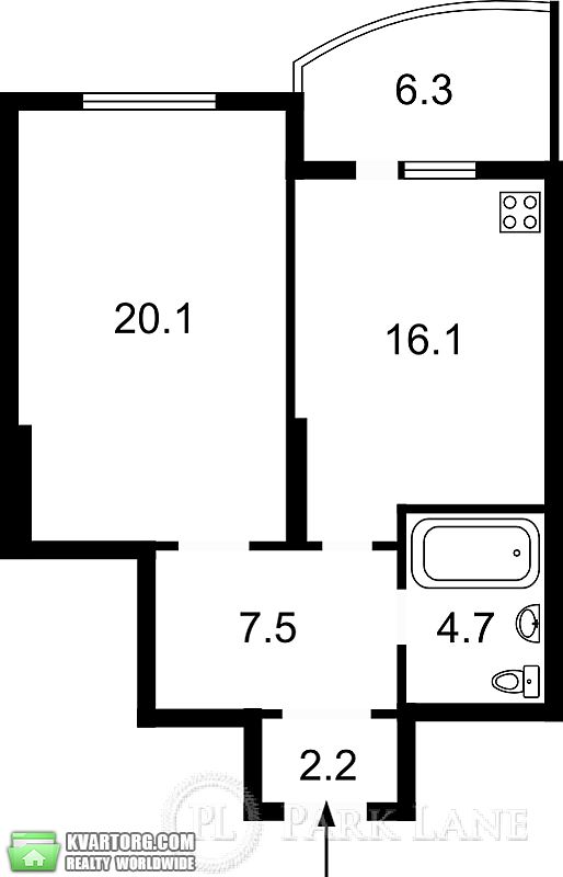 Sell 1-room apartment. Киев,  Драгоманова — photo 5