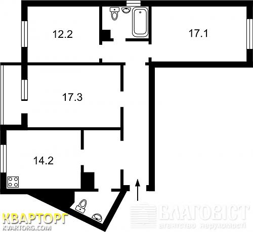 Sell 3-room apartment. Киев,  Григоренко пр — photo 2