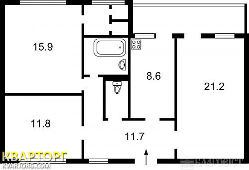 Sell 3-room apartment. Киев,  Суворова — photo 3