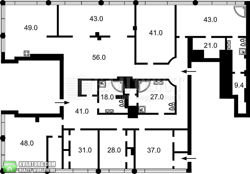Sell multi-room apartment. Киев,  Оболонская наб — photo 1