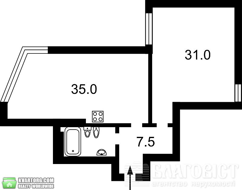 Sell 1-room apartment. Киев,  Леси Украинки бул — photo 5