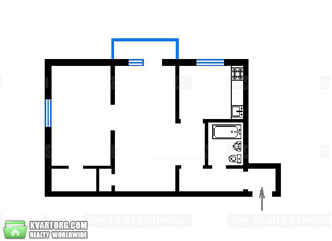 Sell 2-room apartment. Киев, Тешебаева — photo 2
