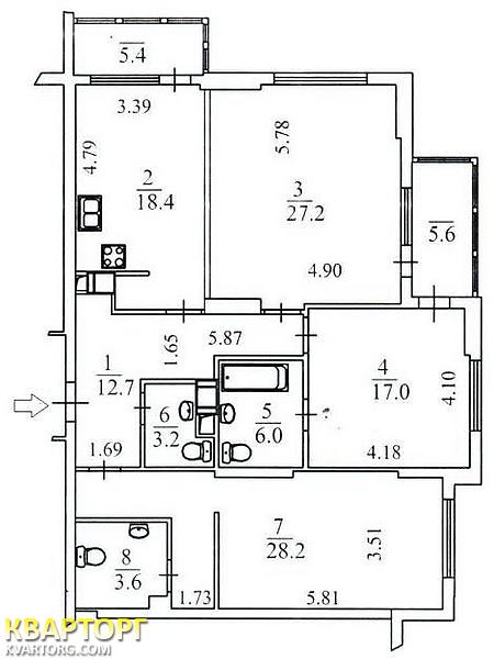 Sell 3-room apartment. Киев,  Голосеевский пр — photo 2