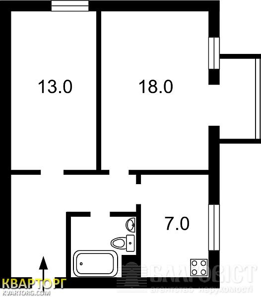 Sell 2-room apartment. Киев,  Гончара — photo 2