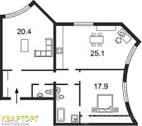 Sell 3-room apartment. Киев, г. Сталинграда.6 — photo 2