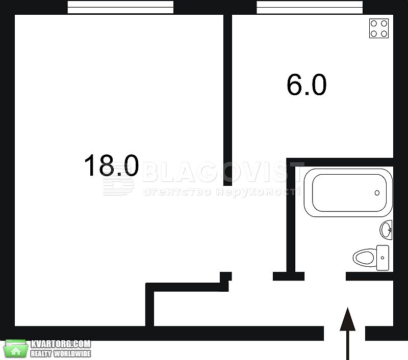 Sell 1-room apartment. Киев, Заболотного академіка — photo 3