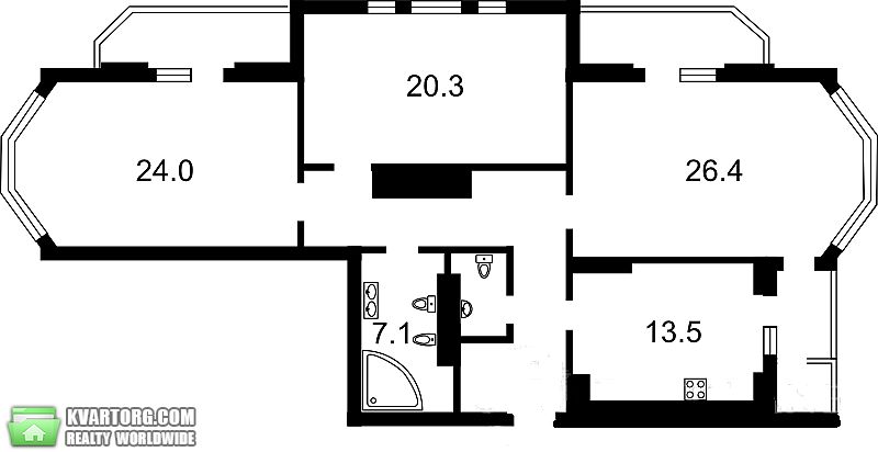 Sell 3-room apartment. Киев, Лебедева-Кумача — photo 4