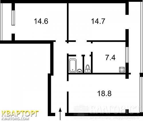 Sell 3-room apartment. Киев,  Энтузиастов — photo 2