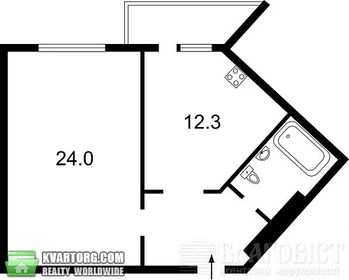 Sell 1-room apartment. Киев, Мишуги — photo 2