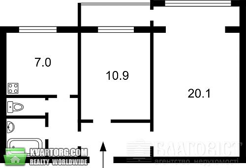 Sell 2-room apartment. Киев,  Расковой — photo 2