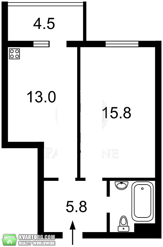 Sell 1-room apartment. Киев,  Петрицкого — photo 10