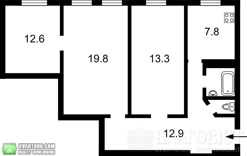 Sell 3-room apartment. Киев,  Московская — photo 5