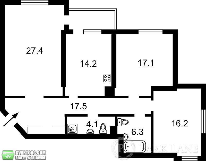 Sell 3-room apartment. Киев,  Ревуцкого — photo 4