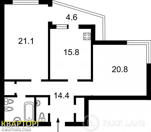 Sell 2-room apartment. Киев,  Ушинского — photo 2
